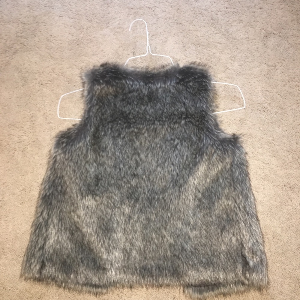 Girls Old NAVY Fur vest